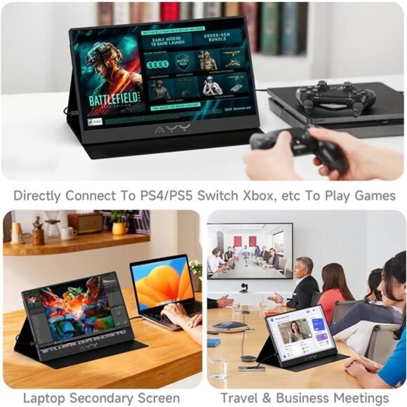 " NEW Next-Gen Portable Gaming Monitor for PS5 & Xbox Series X|S" - Picture 4 of 7